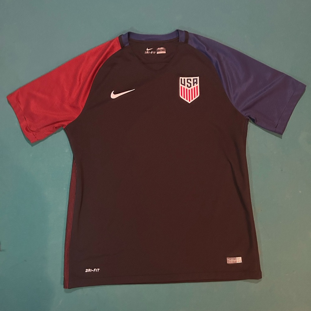 Nike USA Soccer Jersey Red and Blue Performance Top